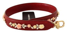 Floral Crystals Exotic Shoulder Strap Bag Accessory