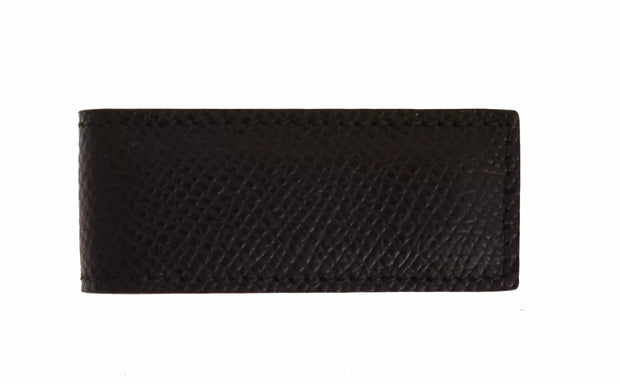Brown Leather Magnet Mens Money Cash Clip