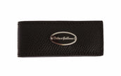 Brown Leather Magnet Mens Money Cash Clip