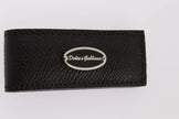 Brown Leather Magnet Mens Money Cash Clip