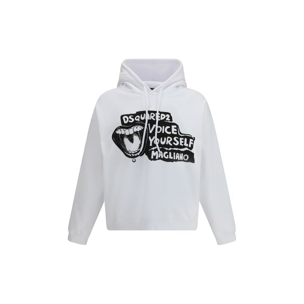 White Cotton Sweatshirt