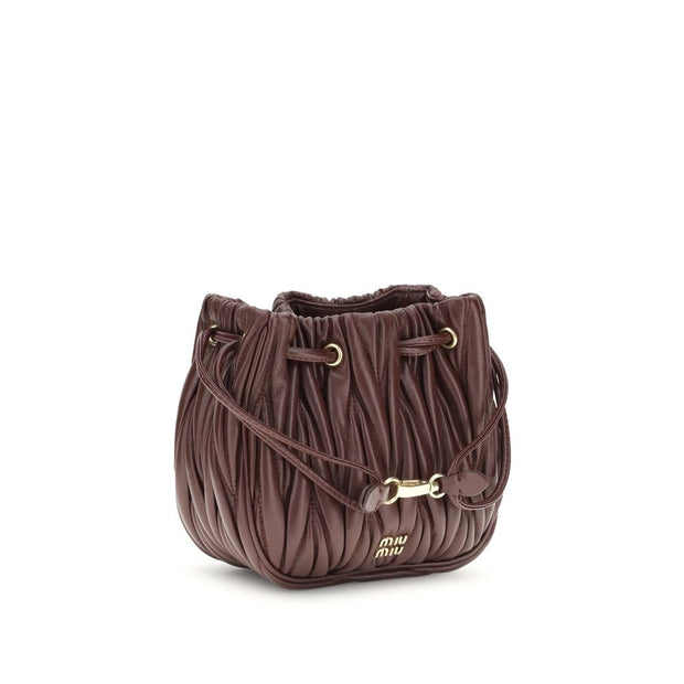 Bordeaux Calf Leather Bos Taurus Clutch Bag