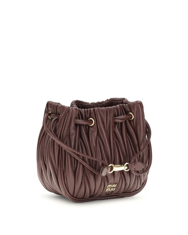 Bordeaux Calf Leather Bos Taurus Clutch Bag