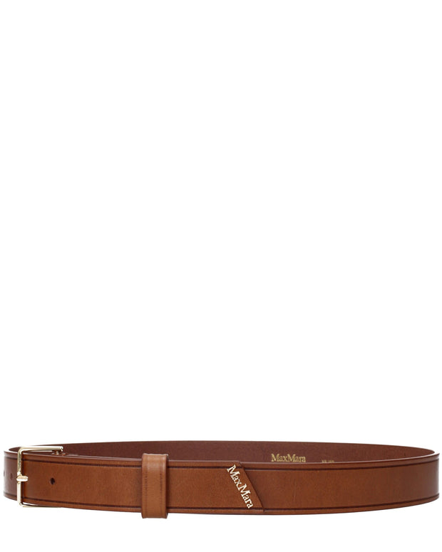 Brown Leather Regular Belts