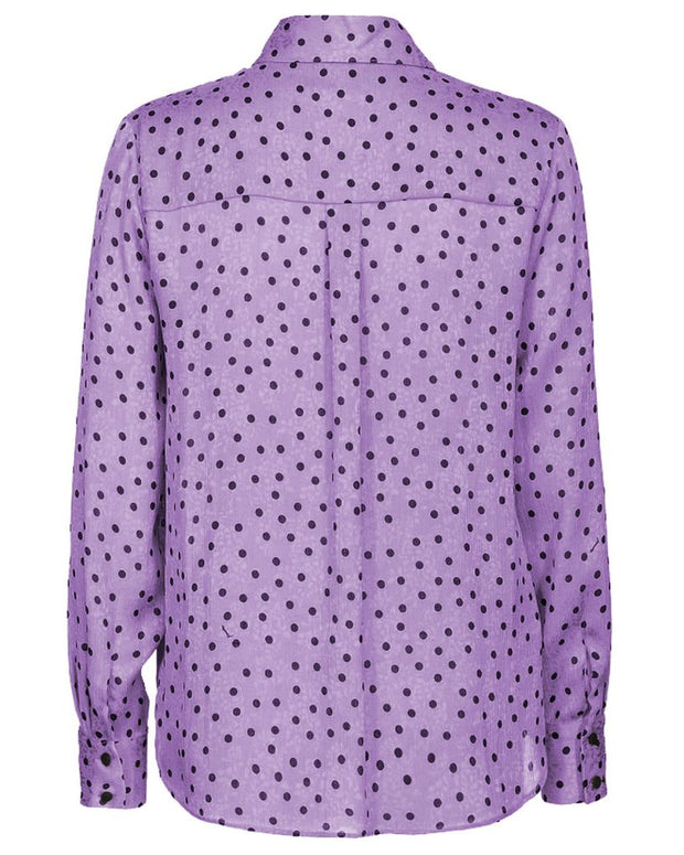 Purple Polyester Shirt