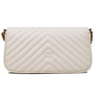 White Calfskin Crossbody Bag