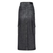 Black Cotton Skirt