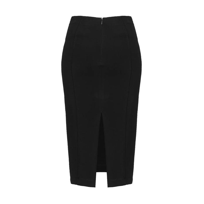 Black Viscose Skirt
