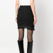 Black Polyester Skirt