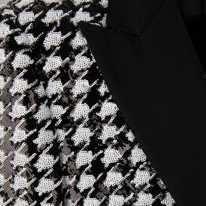 Black Polyester Blazer