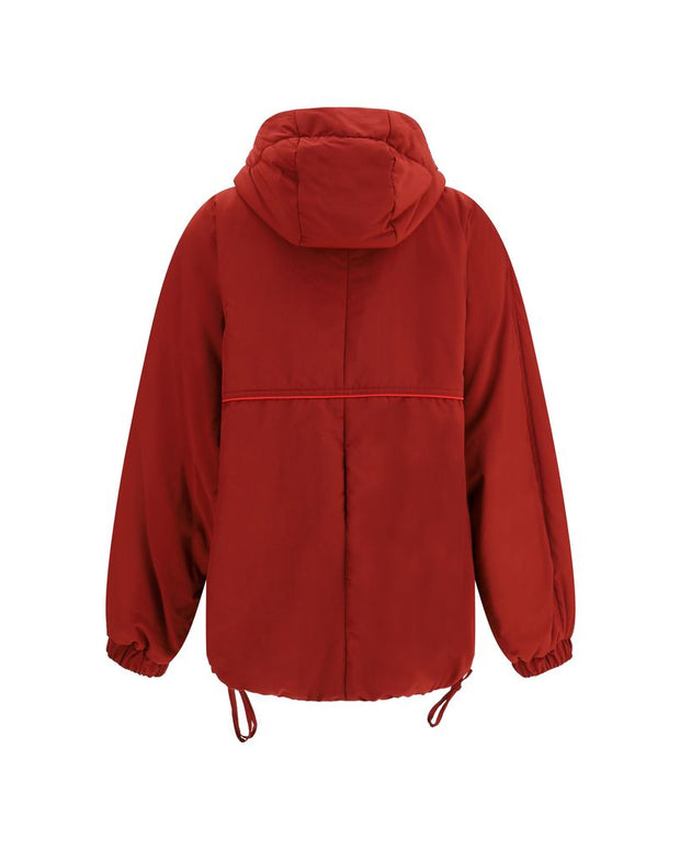Red Polyamide Shell Jacket