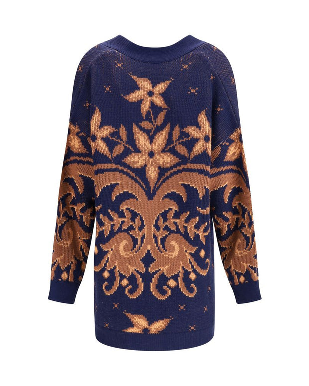 Wool jacquard Cardigan