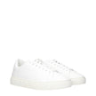 White Leather Low Tops