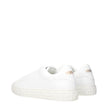 White Leather Low Tops