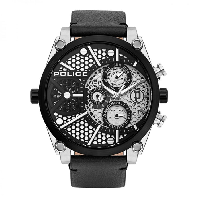 Black Leather Watch