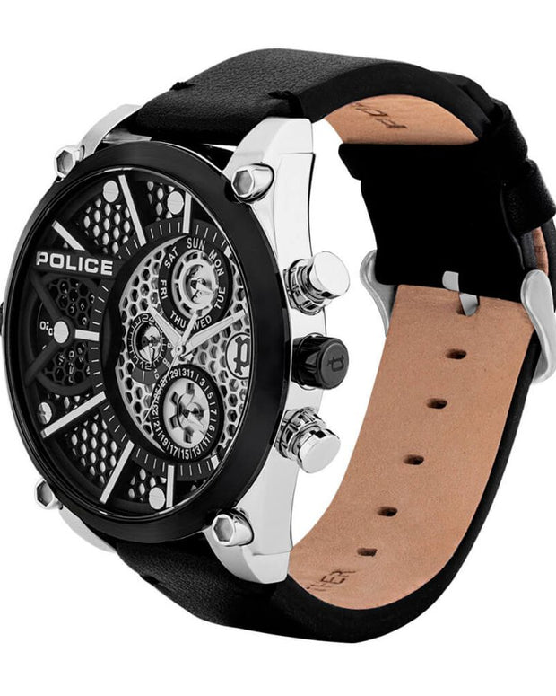 Black Leather Watch