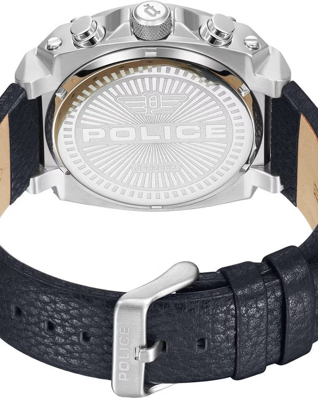 Blue Leather Watch