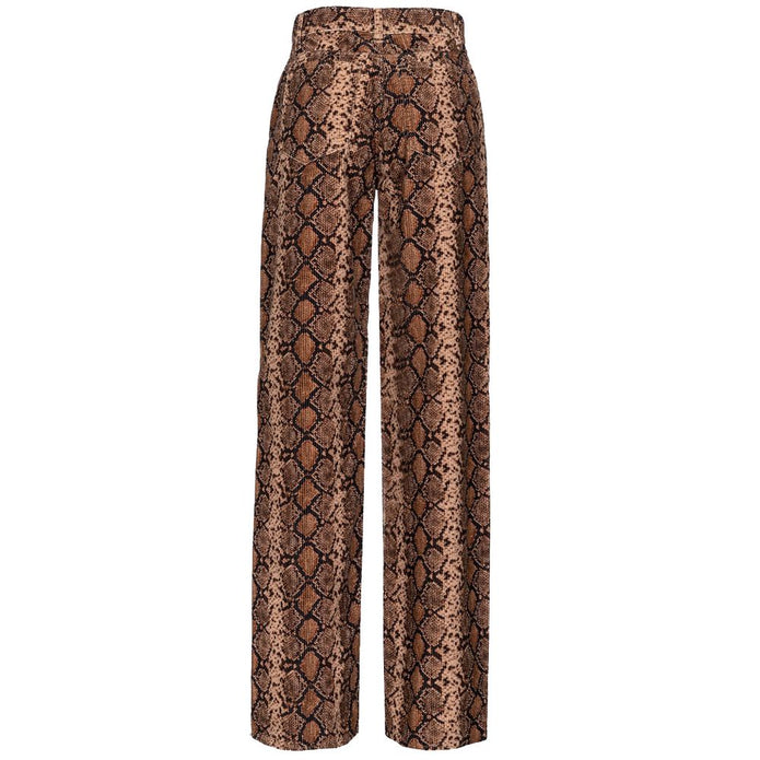 Brown Cotton Jeans & Pant