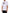 White Logo Print Cotton Crew Neck Men T-shirt