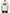 White Logo Print Cotton Crew Neck Men T-shirt