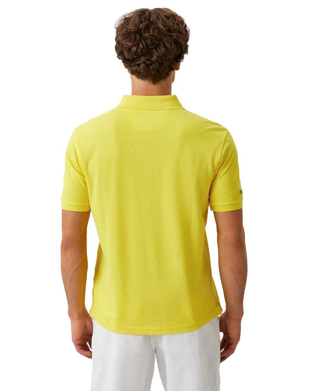 Yellow Cotton Polo Shirt