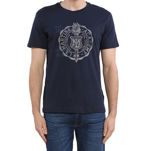 Blue Cotton T-Shirt