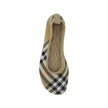Checkered Knitted Ballerina Shoes