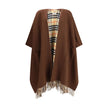 Reversible check wool cashmere Cape