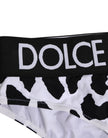 White Leopard Nylon High Waist Panty Underwear