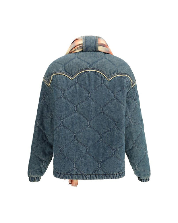 Blue Cotton Denim Jacket