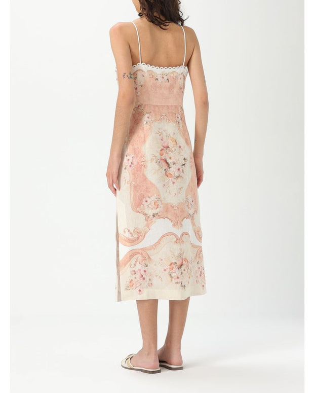 Multicolor Linen Dress