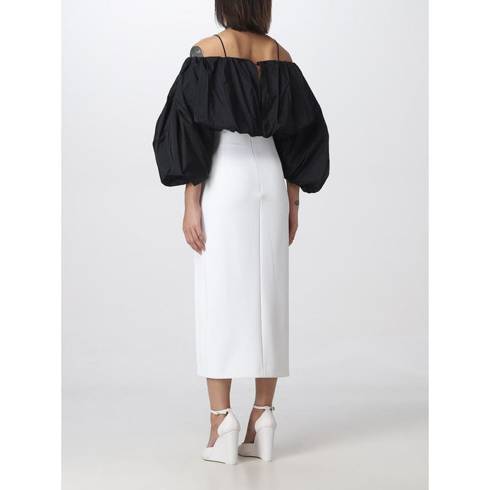 White Polyester Dress