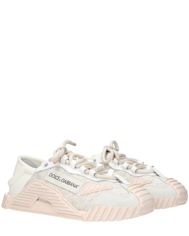 Gray Fabric Sneakers