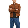 Beige Artificial Leather Jackets & Coat