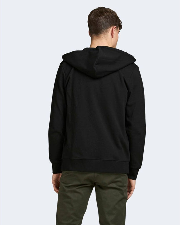 Black Cotton Hoodie