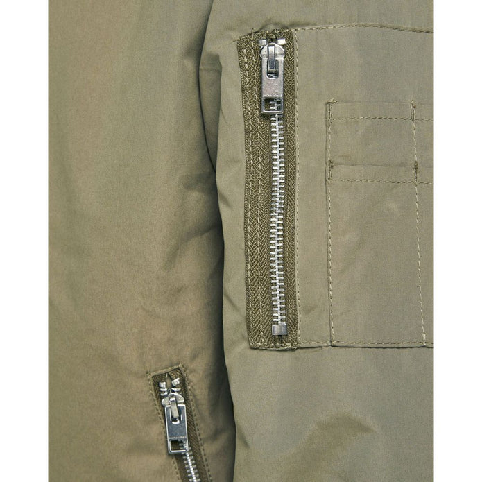 Green Polyester Jackets & Coat