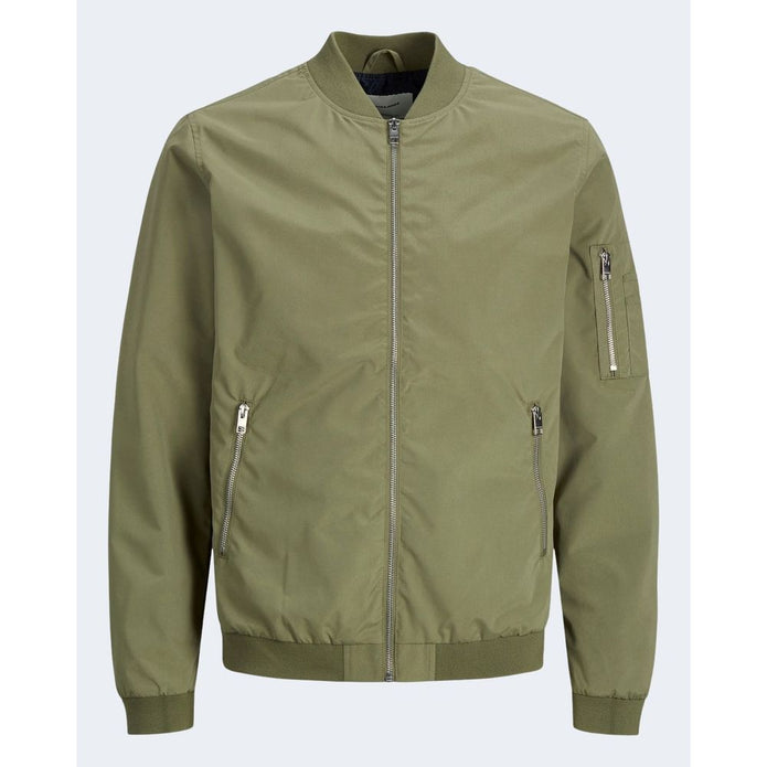 Green Polyester Jackets & Coat