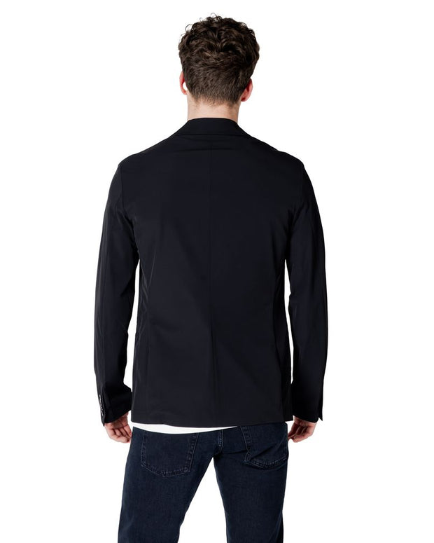Black Cotton Blazer
