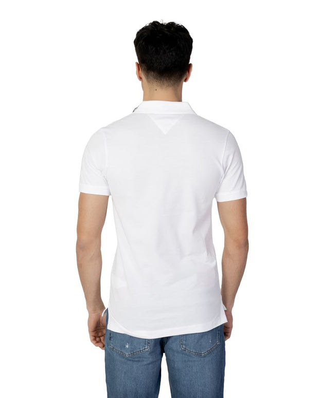 White Cotton Polo Shirt