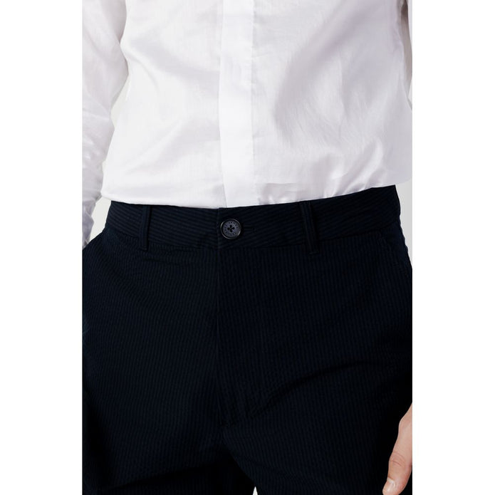 Blue Cotton Pant