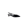 Black Polyester High Heel