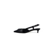 Black Polyester High Heel