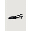 Black Polyester High Heel