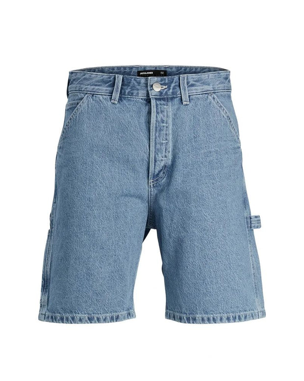 Light Blue Cotton Bermuda Shorts