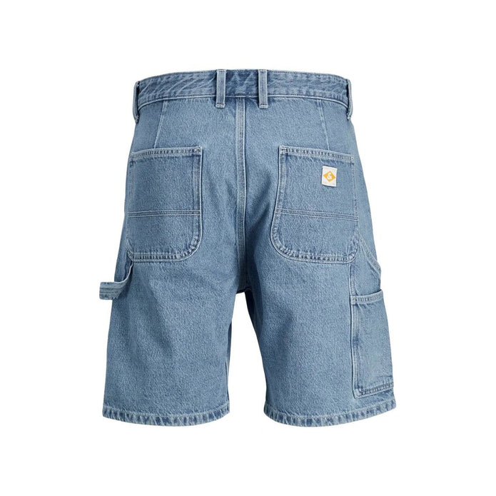 Light Blue Cotton Bermuda Shorts
