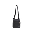 Black Polyester Messenger Bag