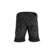 Black Cotton Bermuda Shorts