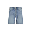 Blue Cotton Bermuda