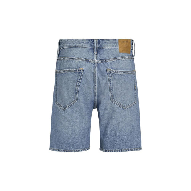 Blue Cotton Bermuda
