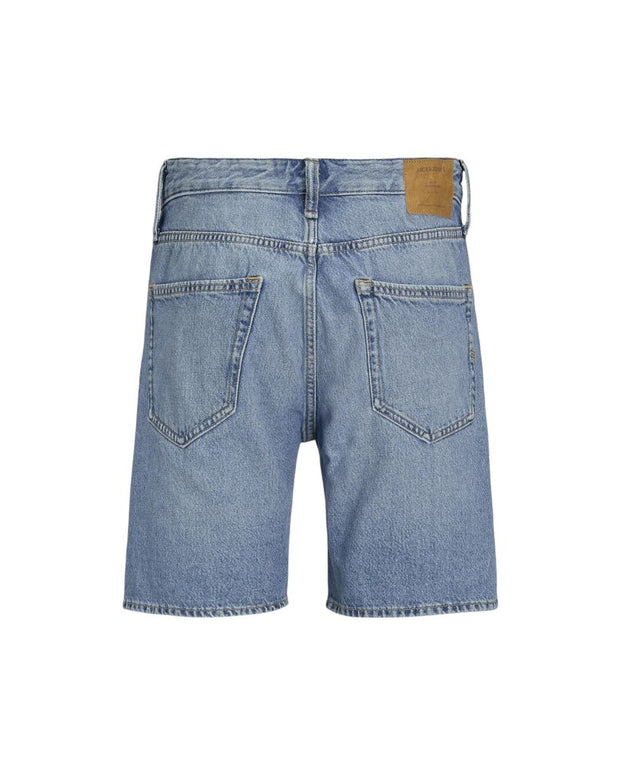Blue Cotton Bermuda
